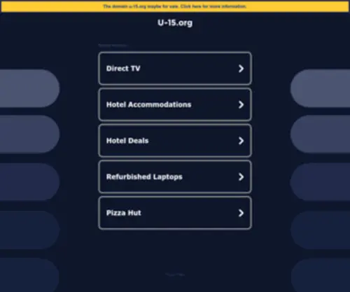 U-15.org(U 15) Screenshot
