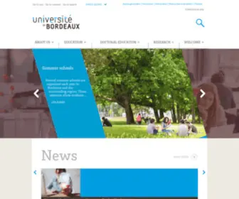 U-Bordeaux.com(University of Bordeaux) Screenshot