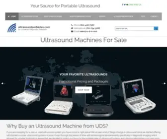 U-D-S.com(Universal Diagnostic Solutions UDS Ultrasound Machines Medical Devices for Sale) Screenshot