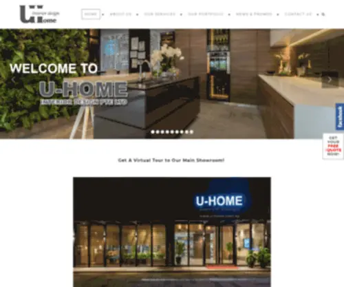 U-Home.com.sg(Interior Design Company Singapore) Screenshot