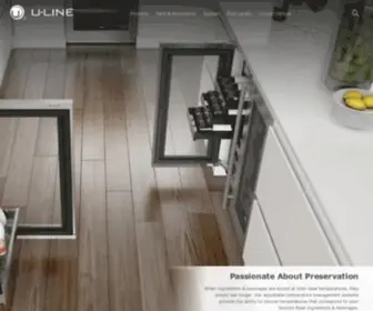 U-Line.com(U-line creates products for modern homes and commercial applications) Screenshot