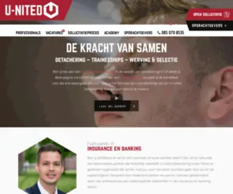 U-Niteddetachering.nl(U-nited Detachering) Screenshot