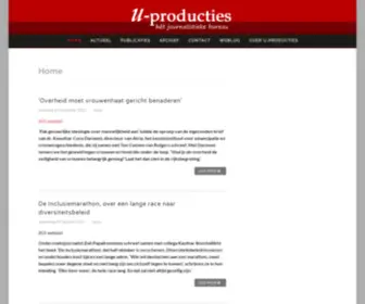 U-Producties.nl(U Producties) Screenshot