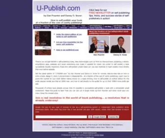 U-Publish.com(SELF-PUBLISH A BOOK) Screenshot