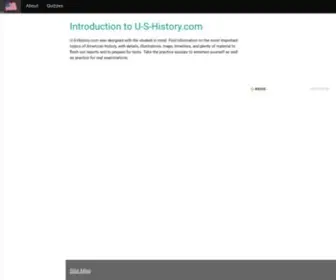 U-S-History.com(Introduction to) Screenshot