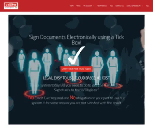 U-Sign-IT.com(Electronic Signature Software) Screenshot