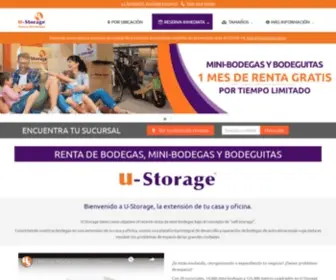 U-Storage.com.mx(Renta de Mini) Screenshot