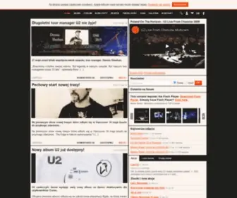 U2-Site.com(U2 The Joshua Site) Screenshot