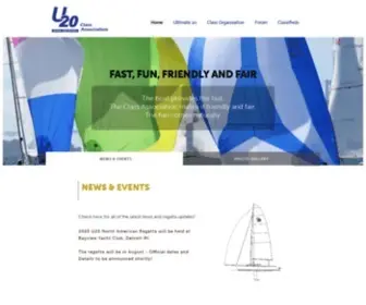 U20Class.org(U20 Sailboat) Screenshot