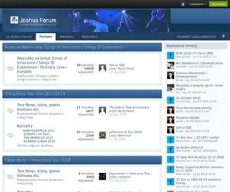 U2Forums.com(U2 Joshua Forum) Screenshot