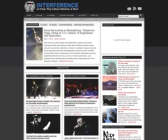 U2Interference.com(U2 Interference) Screenshot