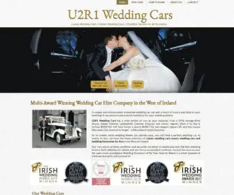 U2R1Weddingcars.com(Multi-Award Winning Wedding Car Hire Company in the West of Ireland) Screenshot