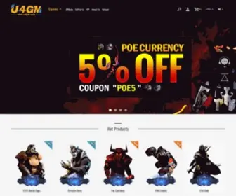 U4GM.com(U4gm Focuses on A Variety of Game Currency) Screenshot