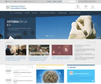 UA.es(Universidad de Alicante) Screenshot