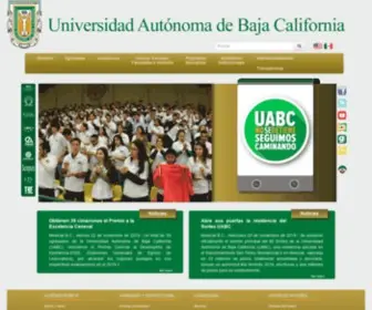 Uabc.mx(Universidad Autónoma de Baja California) Screenshot