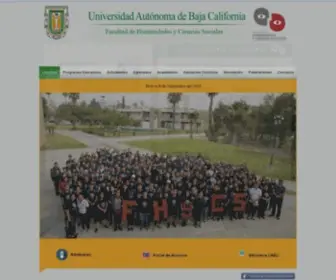 UABChumanidades.com(Facultad de Humanidades y Ciencias Sociales) Screenshot