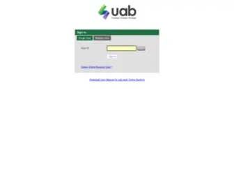 Uabibanking.com(Uabibanking) Screenshot