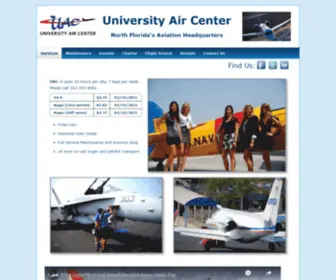 Uac.aero(University Air Center) Screenshot
