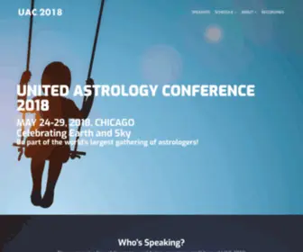 Uacastrology.com(United Astrology Conference 2018) Screenshot