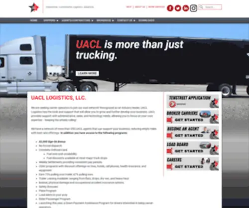 Uacl.com(Universal Am Can (UACL)) Screenshot