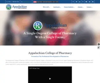 Uacp.org(Appalachian College of Pharmacy) Screenshot