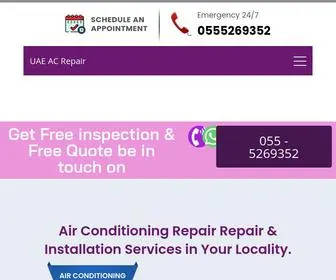 Uae-AC.com(Home 100% Satisfaction Guarantee on Repairs UAE AC Repair) Screenshot