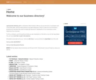 Uae-Business-Directory.com(United Arab Emirates business directory) Screenshot