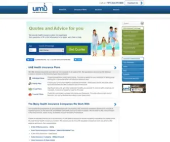 Uae-Medical-Insurance.com(UAE Medical Insurance) Screenshot