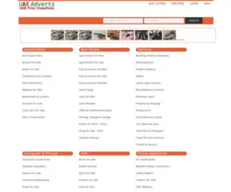 Uaeadverts.com(UAE Classifieds) Screenshot