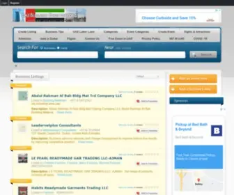 Uaebusinessdirectory.org(Uae Business) Screenshot