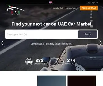 Uaecarmarket.com(UAE Car Market) Screenshot