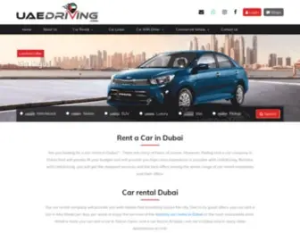 Uaedriving.com(Rent a car) Screenshot