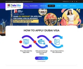 Uaedubaivisa.co.uk(Online Dubai Visa Service) Screenshot