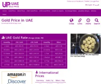 Uaegoldprice.com(Gold Rate in UAE) Screenshot