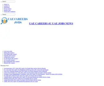 Uaejobscareers4U.com(UAE CAREERS 4U) Screenshot