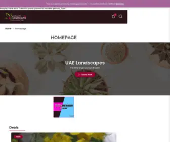 Uaelandscapes.com(UAE Landscapes) Screenshot