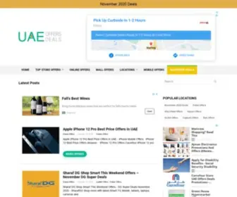 Uaeoffersdeals.com(UAE DUBAI OFFERS DEALS COUPON CODES) Screenshot