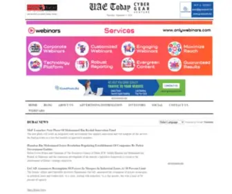 Uaetoday.com(UAE Today) Screenshot