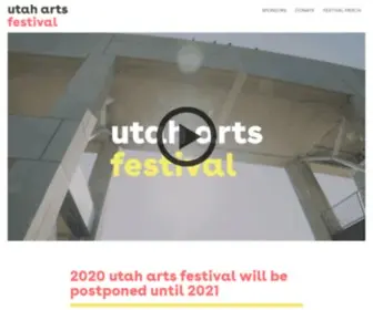 Uaf.org(The Utah Arts Festival) Screenshot