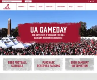 Uagameday.com(UA Gameday) Screenshot