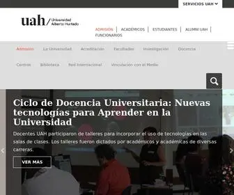 Uahurtado.cl(UAH) Screenshot