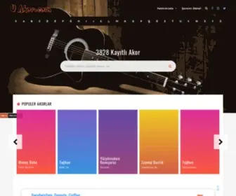 Uakor.com(Akor, Tab , Şarkı Sözü, Nota) Screenshot