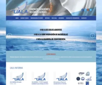 Uala.org.ar(Union de Aviadores de Líneas Aereas) Screenshot