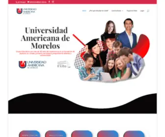 Uam.edu.mx(Universidad de Morelos) Screenshot