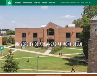 Uamont.edu(University of Arkansas at Monticello) Screenshot