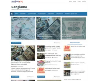 Uanglama.com(Referensi numismatik Indonesia. Membahas tentang serba) Screenshot