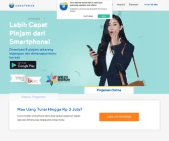 Uangteman.com(Pinjaman online cepat & terpercaya) Screenshot