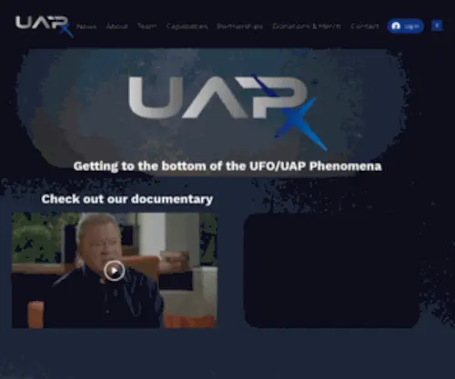 Uapexpedition.org(Front Page) Screenshot