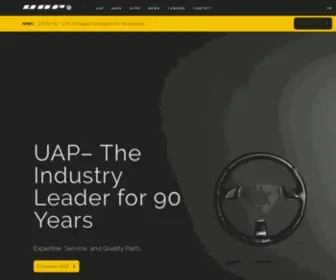 Uapinc.com(UAP : distributeur de pièces pour autos et véhicules lourds) Screenshot