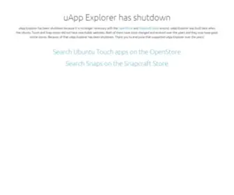 Uappexplorer.com(Uappexplorer) Screenshot